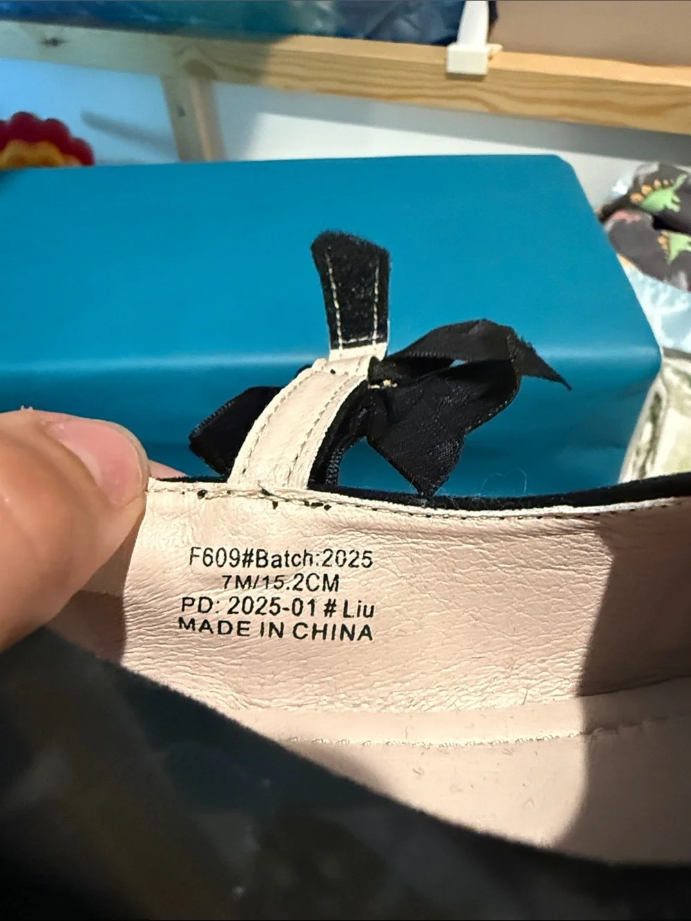 Black Velvet Bow Kids Shoes